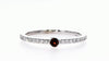 Bague Grenat Empilable (0.21Ctw)