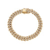 8mm Cuban Link Diamond Bracelet - mydiamond.ca