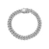 8mm Cuban Link Diamond Bracelet - mydiamond.ca
