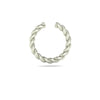 Boucle d'oreille torsadée