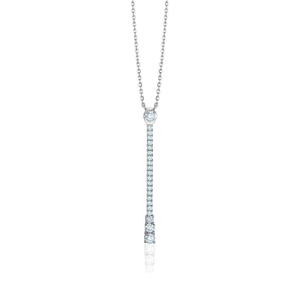 Bar Diamond Necklace (0.65Ctw) - mydiamond.ca