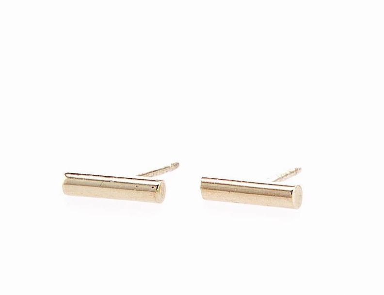 Bar Gold Earring - mydiamond.ca