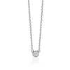 Bezel Diamond Necklaces (0.10ctw) - mydiamond.ca