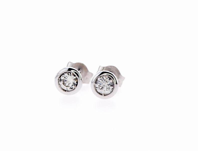 Bezel Studs (0.30Ctw) - mydiamond.ca