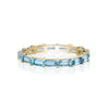 Blue Topaz Baguette Eternity Ring - mydiamond.ca