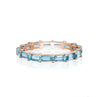 Blue Topaz Baguette Eternity Ring - mydiamond.ca
