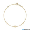 Bracelet With Diamond Letters - mydiamond.ca