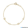 Bracelet With Diamond Letters - mydiamond.ca