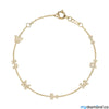 Bracelet With Diamond Letters - mydiamond.ca
