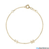 Bracelet With Diamond Letters - mydiamond.ca