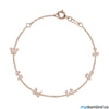 Bracelet With Diamond Letters - mydiamond.ca