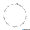 Bracelet With Diamond Letters - mydiamond.ca
