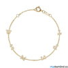 Bracelet With Diamond Letters - mydiamond.ca