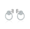 Circle In Circle Diamond Earrings (0.45Ctw) - mydiamond.ca