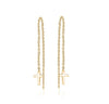 Cross Chain Earrings - mydiamond.ca