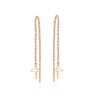Cross Chain Earrings - mydiamond.ca