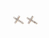 Cross Diamond Earring (0.12Ctw) - mydiamond.ca
