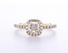 Cushion Cut Halo Engagement Ring (1.37Ctw) - mydiamond.ca