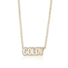Custom Name Plate Necklace - mydiamond.ca