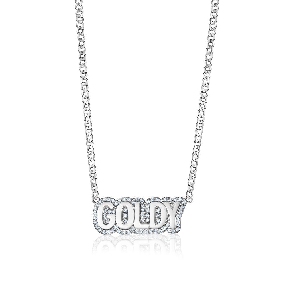 Custom Name Plate Necklace - mydiamond.ca