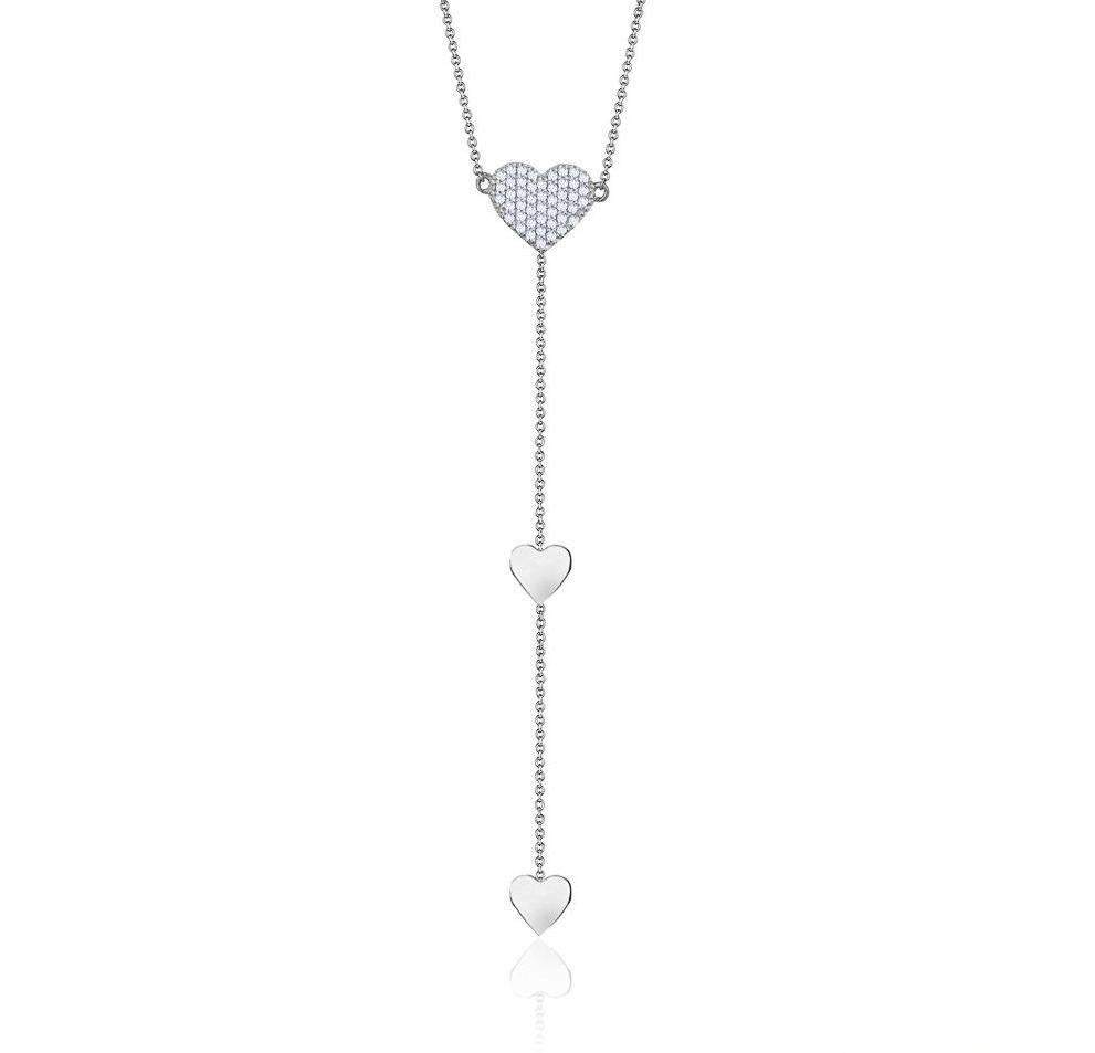 Dangling Pave Heart - mydiamond.ca