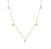 Dangling Round Diamond Necklace (0.40Ctw) - mydiamond.ca