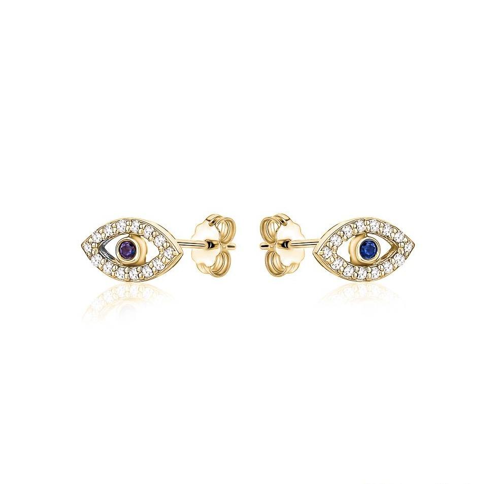 Diamond Evil Eye Earing - mydiamond.ca