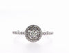 Double Halo Diamond Ring (0.46Ctw) - mydiamond.ca