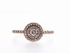 Double Halo Diamond Ring (0.50Ctw) - mydiamond.ca