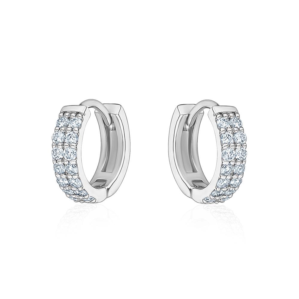 Double Row Hoops (0.28ctw) - mydiamond.ca