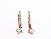 Elegant Round Brilliant Dangle Earring (0.50Ctw) - mydiamond.ca