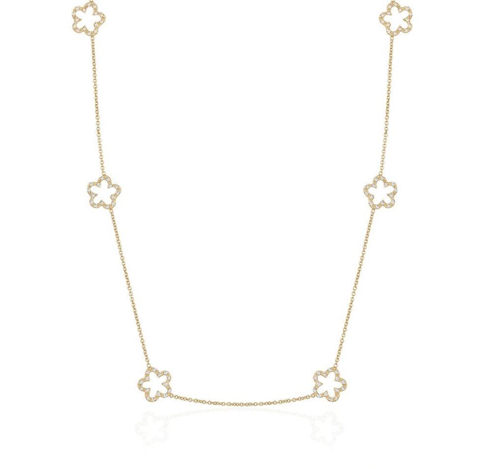 Flower by Yard Diamond Necklace - mydiamond.ca