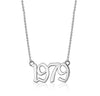 Gold Custom Year Necklace - mydiamond.ca