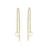 Heart Chain Earrings - mydiamond.ca