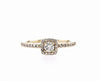Jennifer Halo Diamond Ring (0.45Ctw) - mydiamond.ca