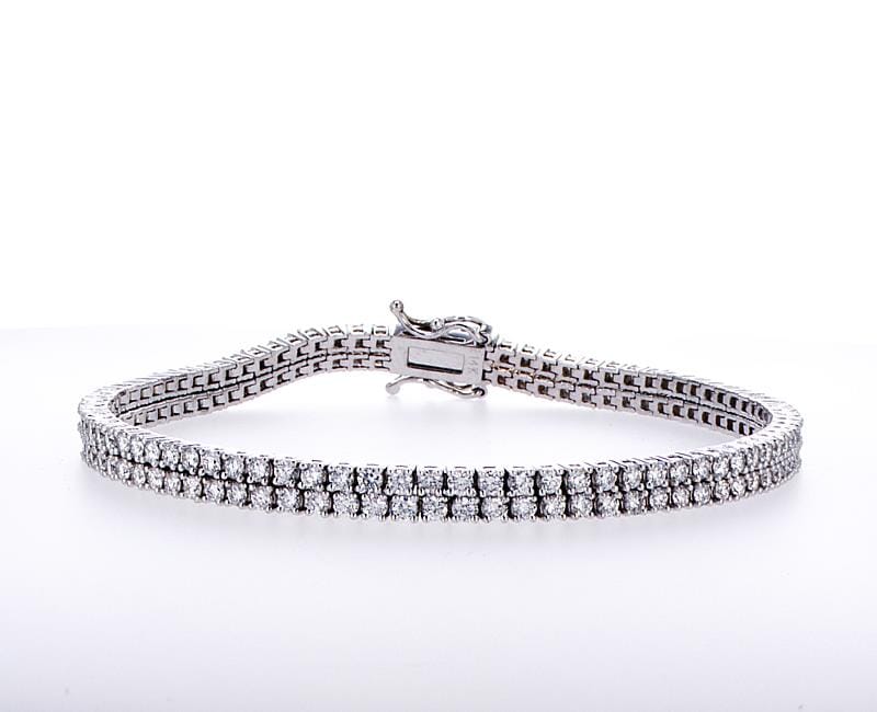 BRACELET DE TENNIS DIAMANT LAB 2 RANG (3.85 CTW.)
