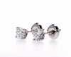 Boucles d'oreilles à tige en diamant créé par un laboratoire 18 carats (1,00 ct)