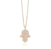 Large Hamsa Diamond Necklace (0.47Ctw) - mydiamond.ca