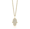 My Small Hamsa Necklace (0.20Ctw) - mydiamond.ca