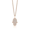 My Small Hamsa Necklace (0.20Ctw) - mydiamond.ca