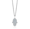 My Small Hamsa Necklace (0.20Ctw) - mydiamond.ca