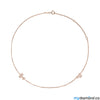 Necklace With Diamond Letters - mydiamond.ca