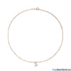 Necklace with Diamond Letters - Center Necklace mydiamond.ca