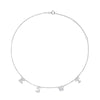 Necklace With Diamond Letters - Center
