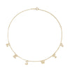 Necklace With Diamond Letters - Center
