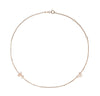 Necklace with Letters Necklace mydiamond.ca 14K Rose Gold 2 Left + Right