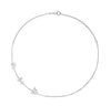 Necklace with Letters Necklace mydiamond.ca 14K White Gold 3 Right