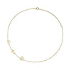 Necklace with Letters Necklace mydiamond.ca 14K Yellow Gold 3 Right