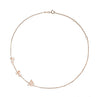 Necklace with Letters Necklace mydiamond.ca 14K Rose Gold 3 Right