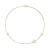 Necklace with Letters Necklace mydiamond.ca 14K Yellow Gold 3 Left + Right